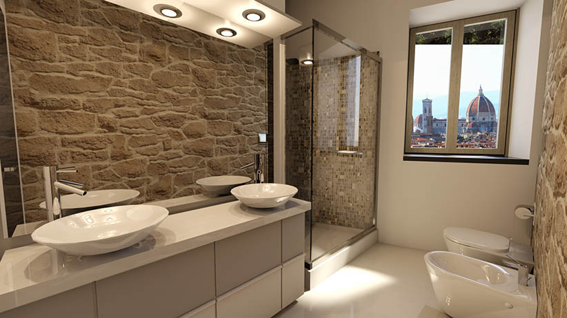 Bagno nel centro storico